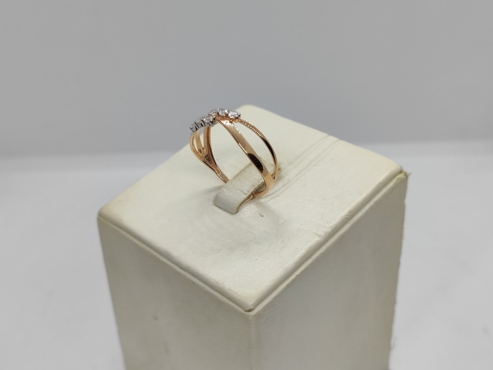 КОЛЬЦО С КАМНЯМИ (Au 585) КОЛЬЦО С КАМНЯМИ (Au 585)