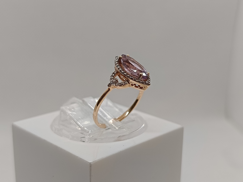 КОЛКМИ585 КОЛЬЦО С КАМНЯМИ (Au 585)