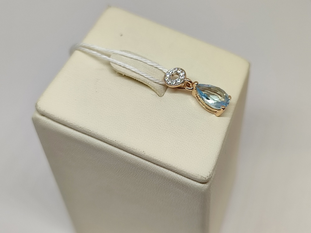 ПОДКМИ585 ПОДВЕСКА С КАМНЯМИ (Au 585)