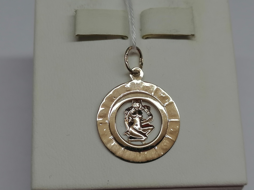 ПОДВЕСКА ЗНАК ЗОДИАКА ДЕВА Au 585