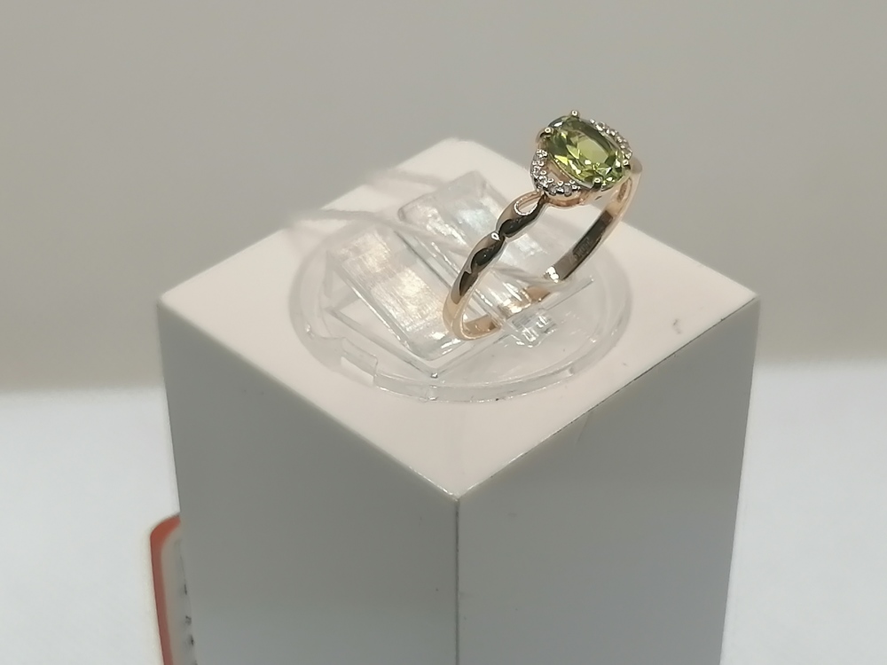 КОЛКМИ585 КОЛЬЦО С КАМНЯМИ (Au 585)