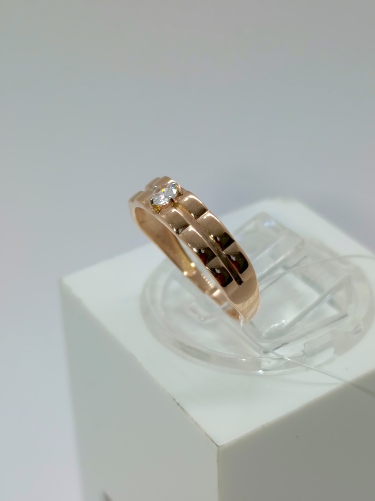 КОЛЬЦО С КАМНЕМ (Au 585)