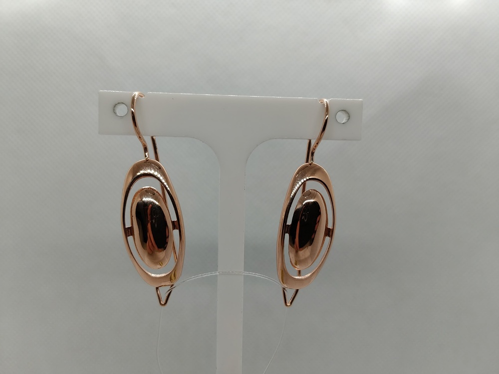 СЕРЬГИ ПЕТЕЛЬКА без камня (Au 585)