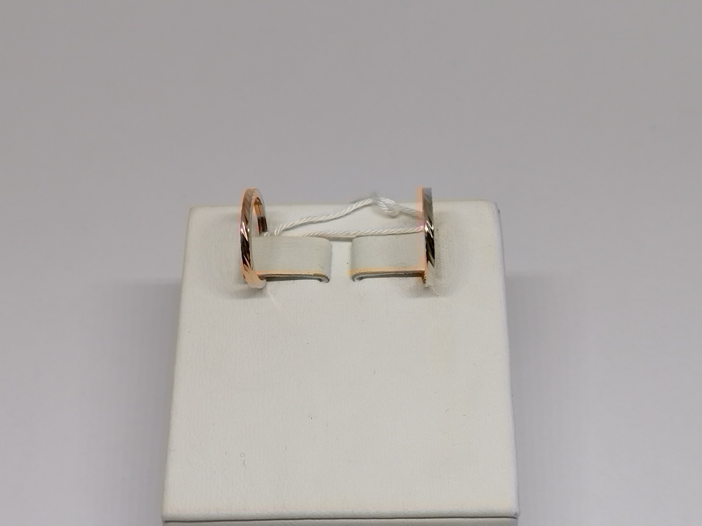 СКОН585 СЕРЬГИ КОНГО (Au 585)