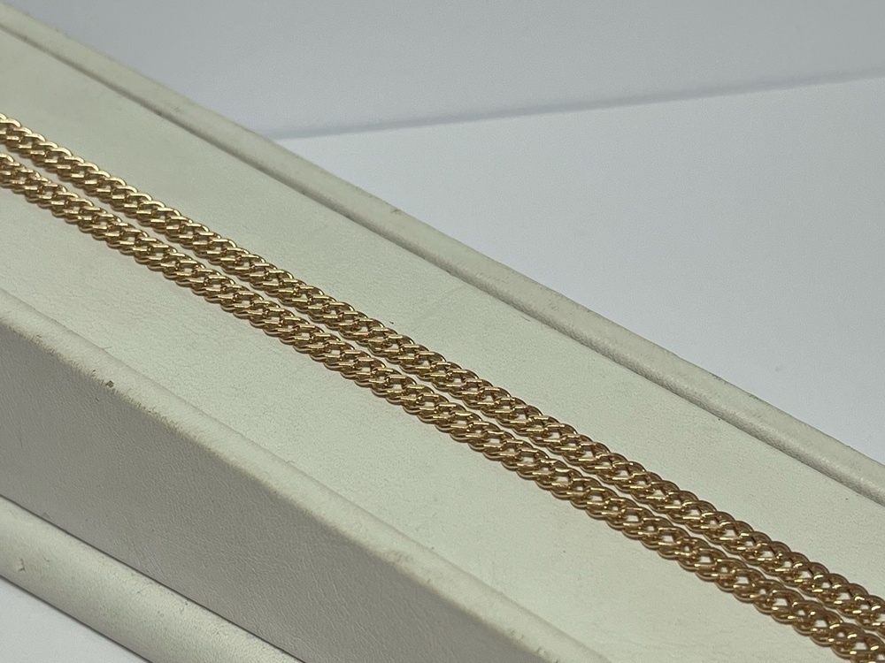 ЦПР2585 ЦЕПЬ ПУСТОТЕЛАЯ Ромб двойной (Au 585)