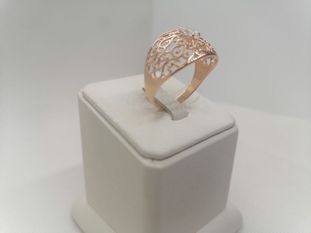 КОЛЬЦО С КАМНЕМ (Au 585)