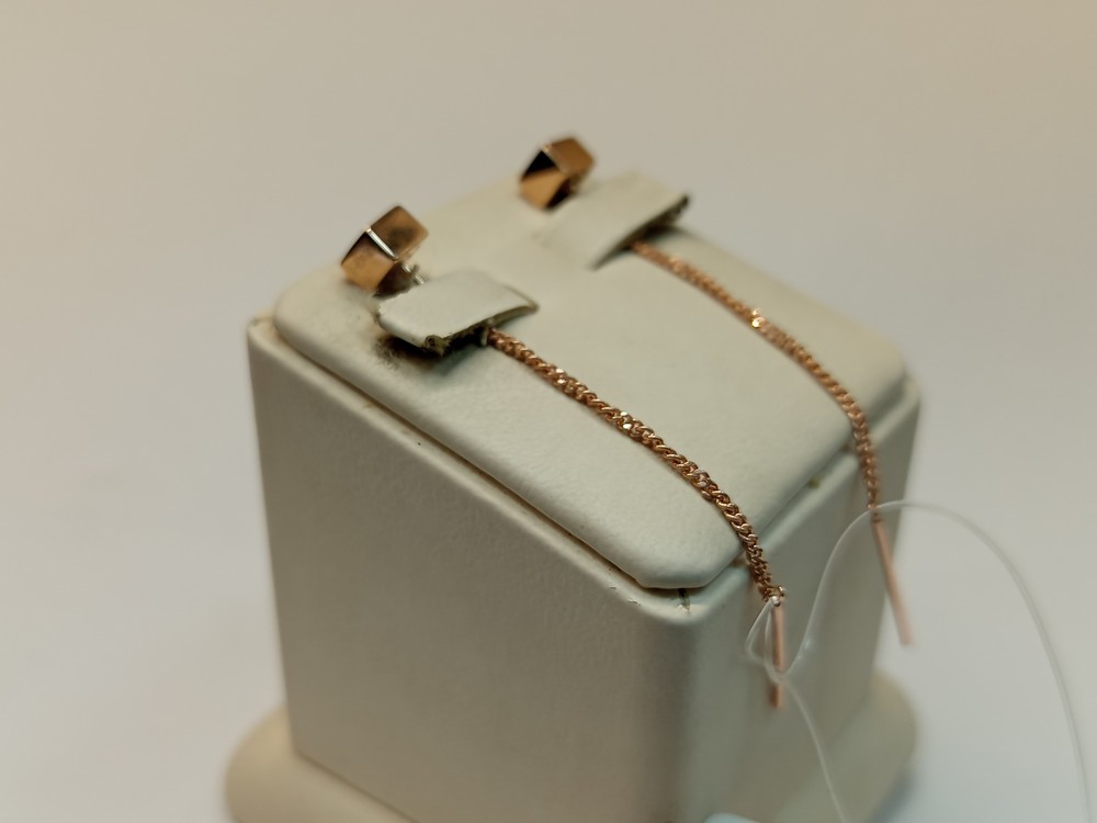 СЕРЬГИ ПРОДЕВКИ без камня (Au 585)