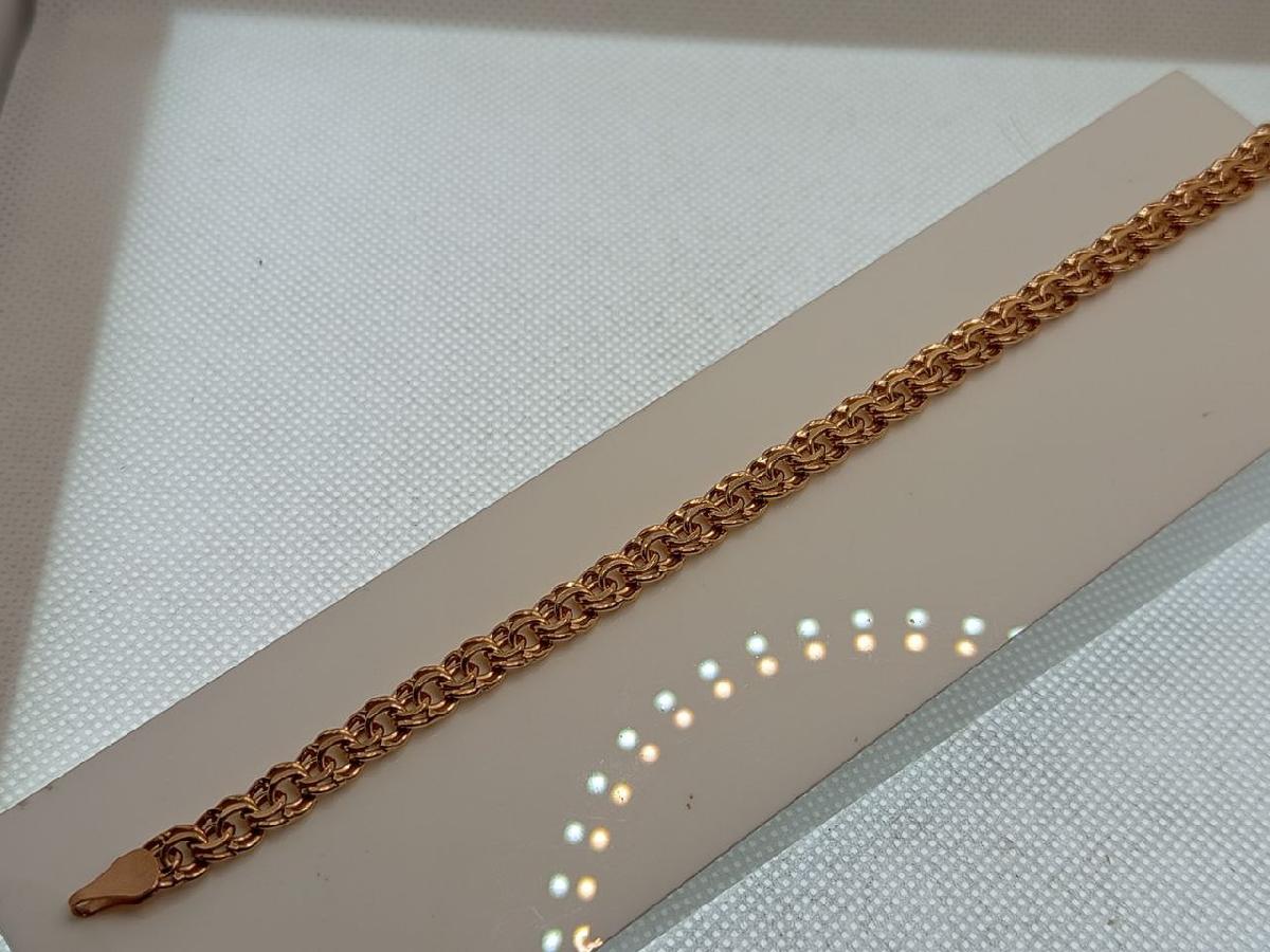 670009025 БРАСЛЕТ ПУСТОТЕЛЫЙ Бисмарк (Au 585)