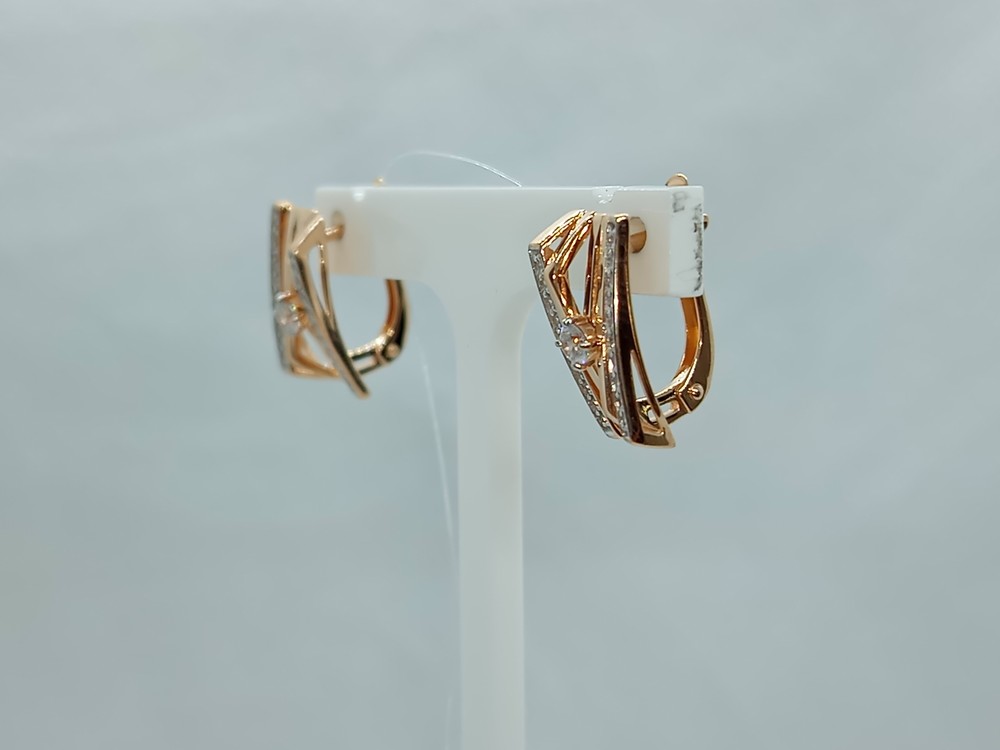 СЕРЬГИ С КАМНЯМИ (Au 585)