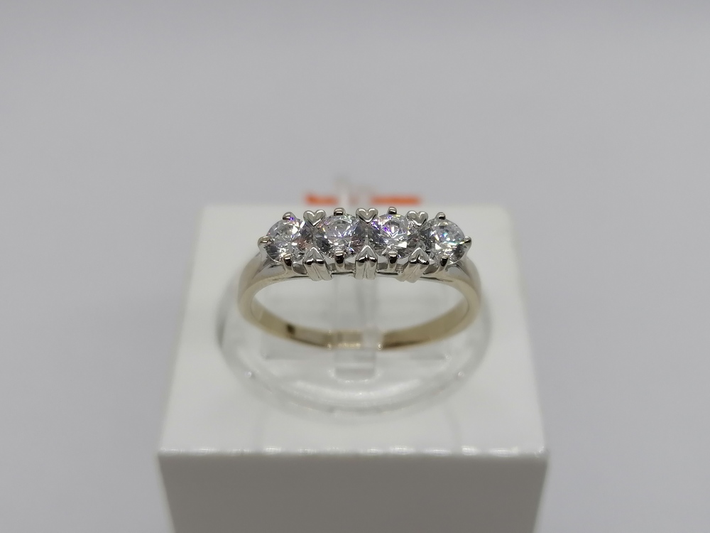 КОЛКМИ585 КОЛЬЦО С КАМНЯМИ (Au 585)