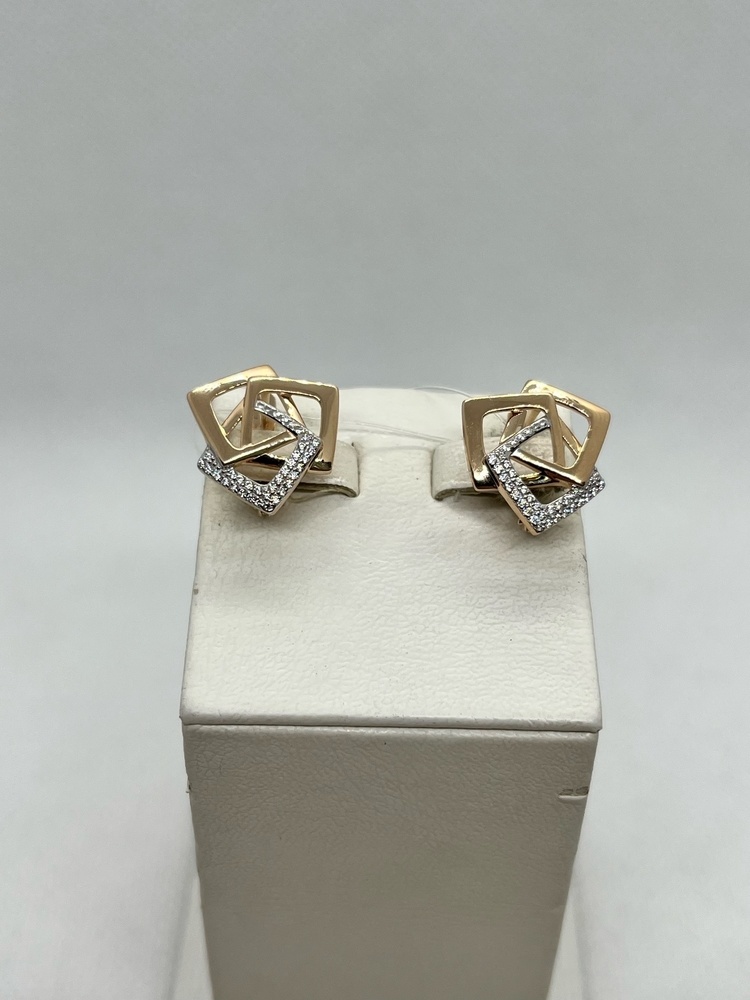 СЕРЬГИ С КАМНЯМИ (Au 585)