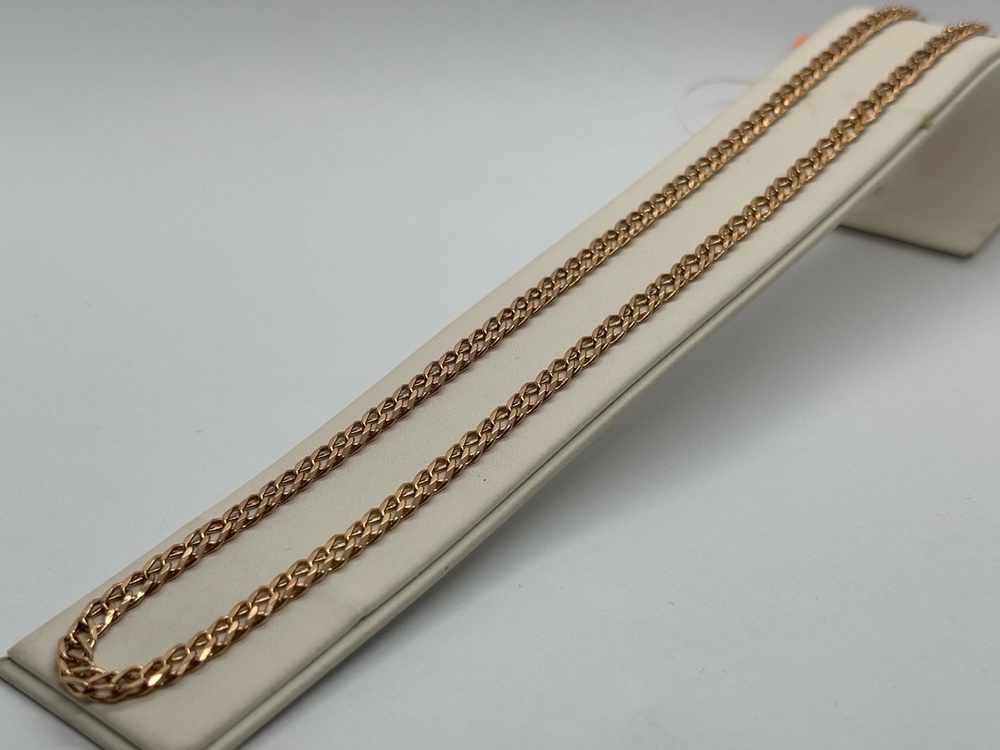 ЦЕПЬ ПОЛНОВЕСНАЯ Ромб двойной (Au 585)