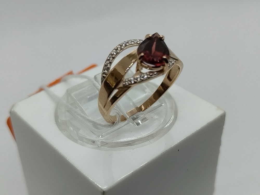 КОЛКМИ585 КОЛЬЦО С КАМНЯМИ (Au 585)