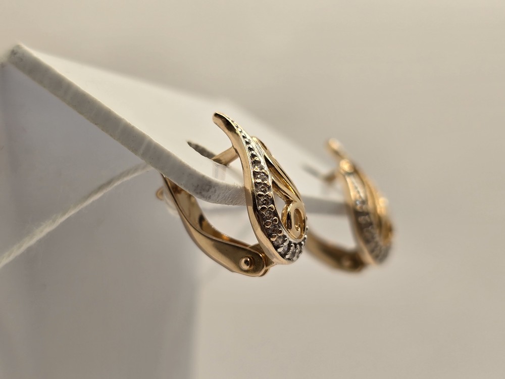 СЕРЬГИ С КАМНЯМИ (Au 585)