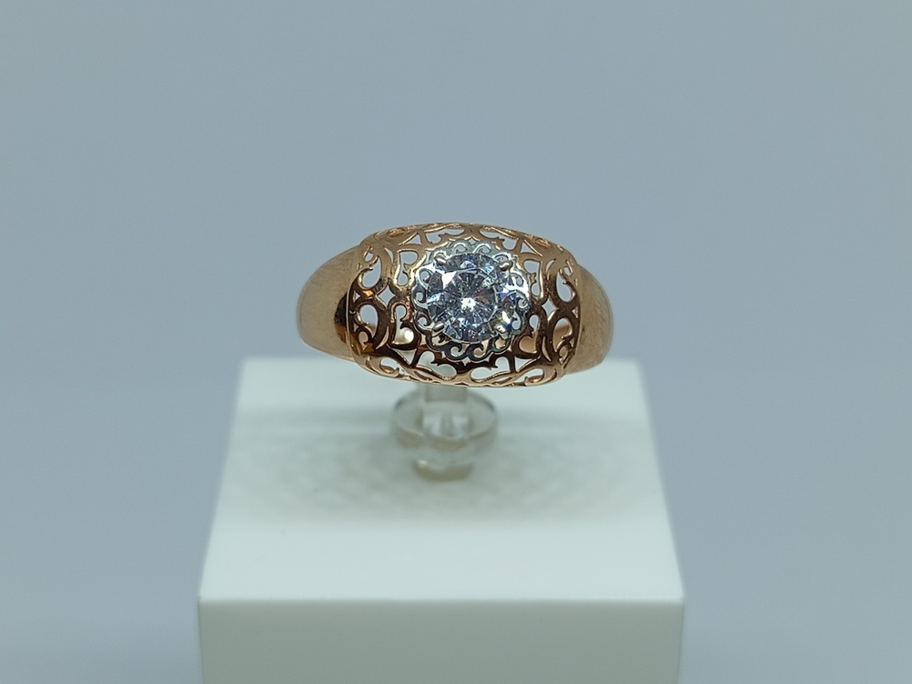 КОЛЬЦО С КАМНЕМ (Au 585)