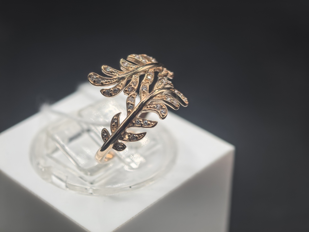 КОЛКМИ585 КОЛЬЦО С КАМНЯМИ (Au 585)