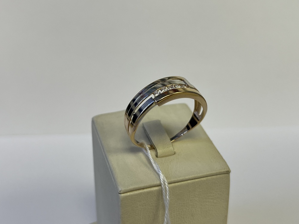 КОЛКМИ585 КОЛЬЦО С КАМНЯМИ (Au 585)