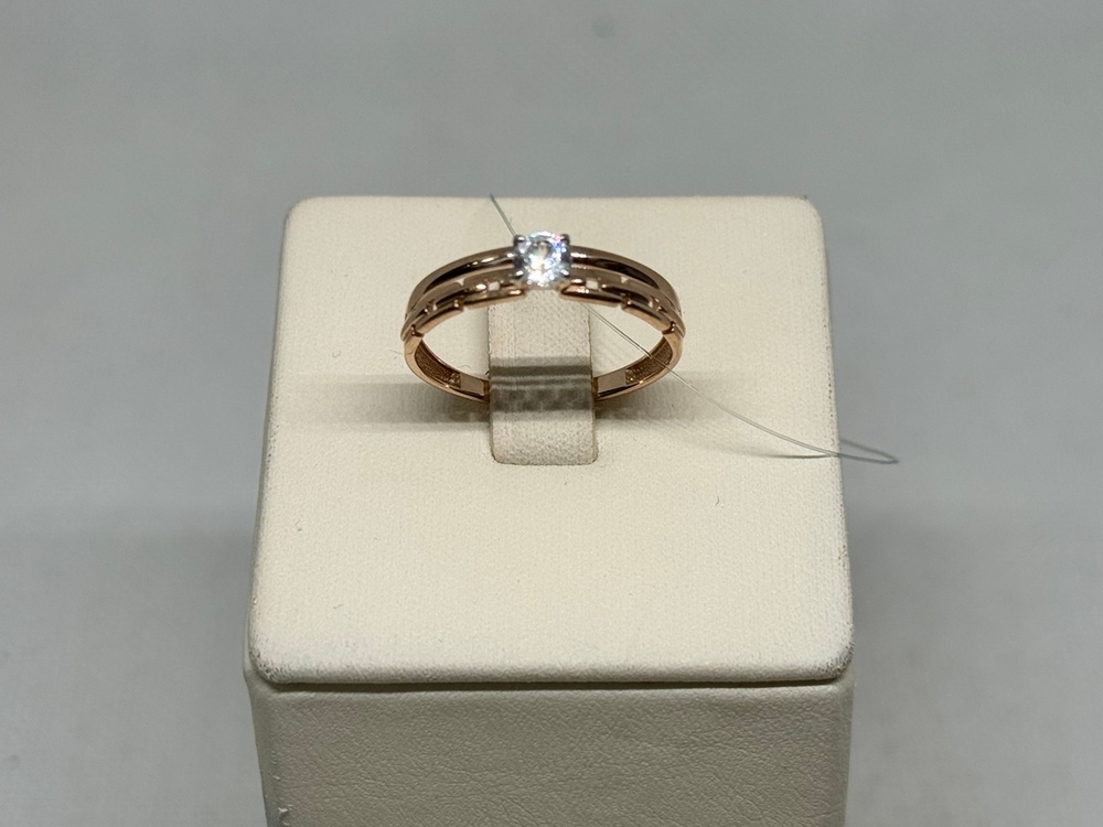 КОЛЬЦО С КАМНЕМ (Au 585)