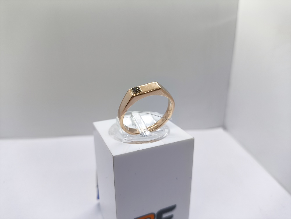 КОЛЬЦО ПЕЧАТКА с камнем (Au 585)