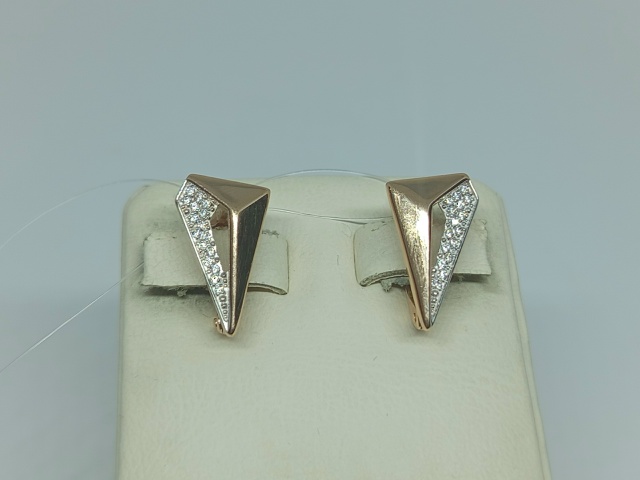 СЕРЬГИ С КАМНЯМИ (Au 585)