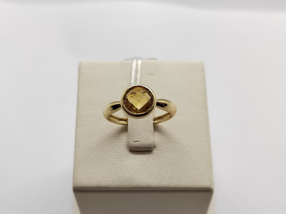 КОЛКМ585 КОЛЬЦО С КАМНЕМ (Au 585)