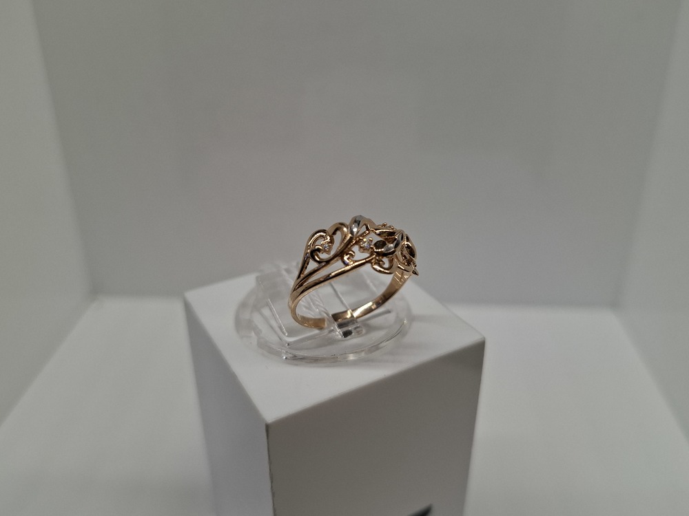 КОЛКМИ585 КОЛЬЦО С КАМНЯМИ (Au 585)
