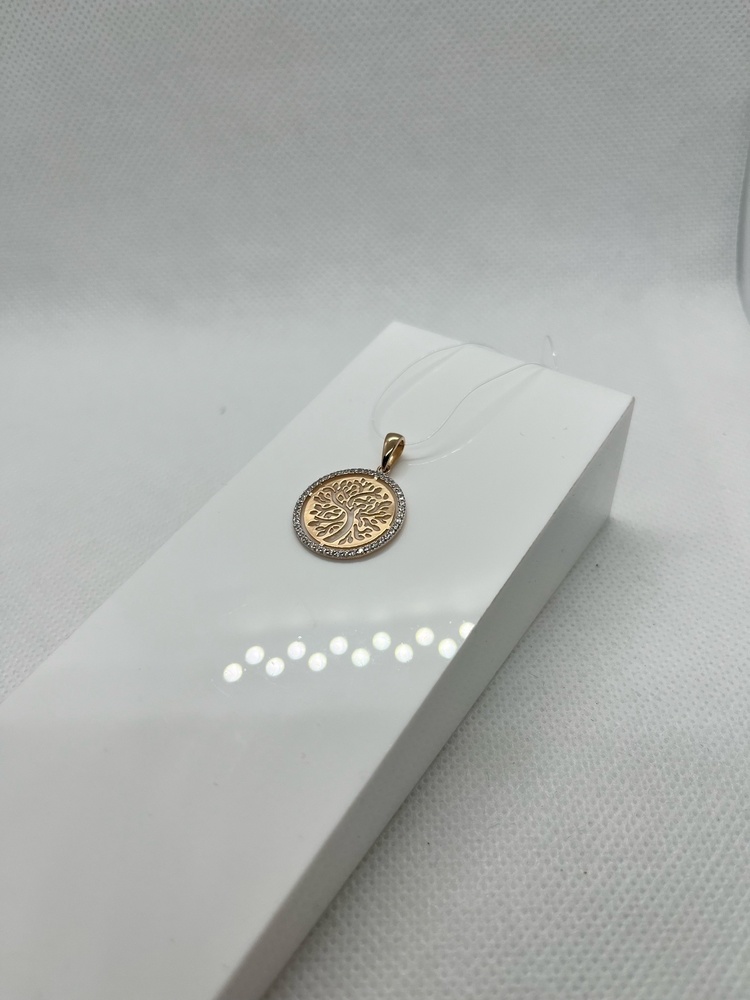 ПОДВЕСКА С КАМНЯМИ (Au 585)