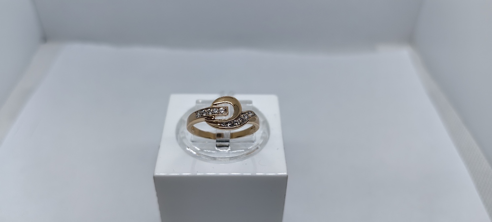 КОЛКМИ585 КОЛЬЦО С КАМНЯМИ (Au 585)