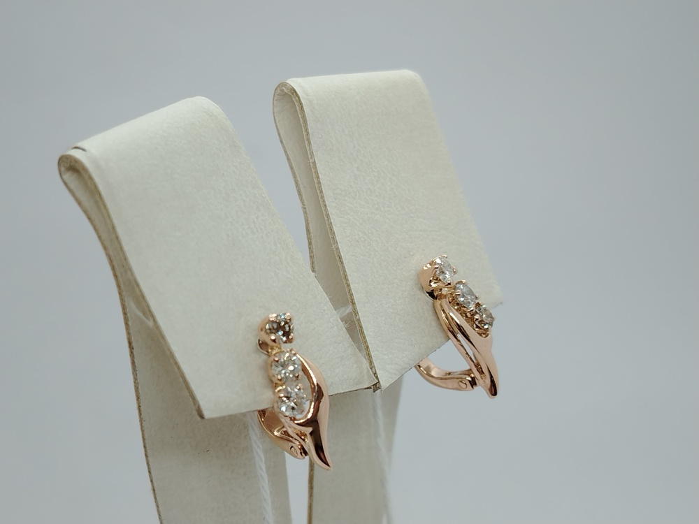 СЕРЬГИ БРИЛЛИАНТ (Au 585)