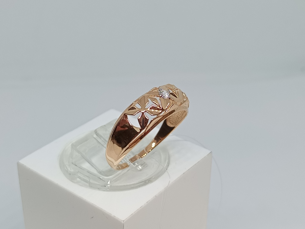 КОЛЬЦО С КАМНЕМ (Au 585)