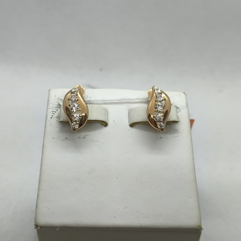 СЕРЬГИ С КАМНЯМИ (Au 585)