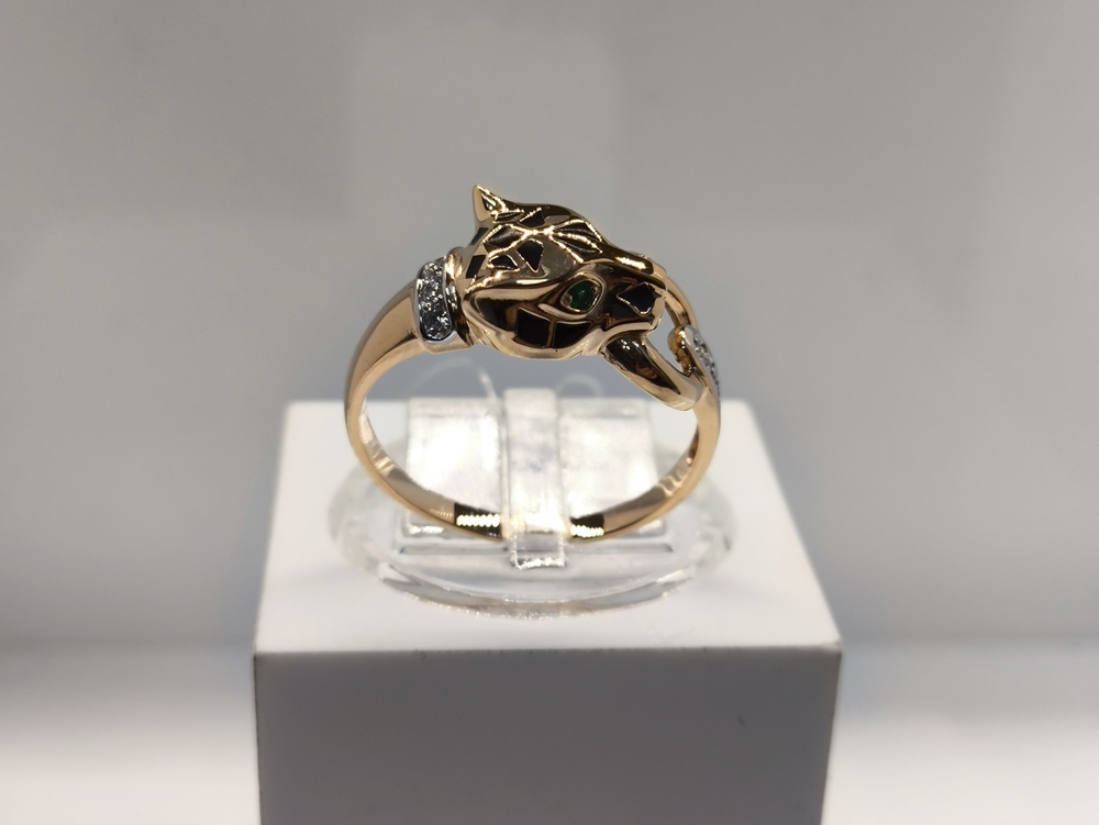 КОЛЬЦО С КАМНЕМ (Au 585)