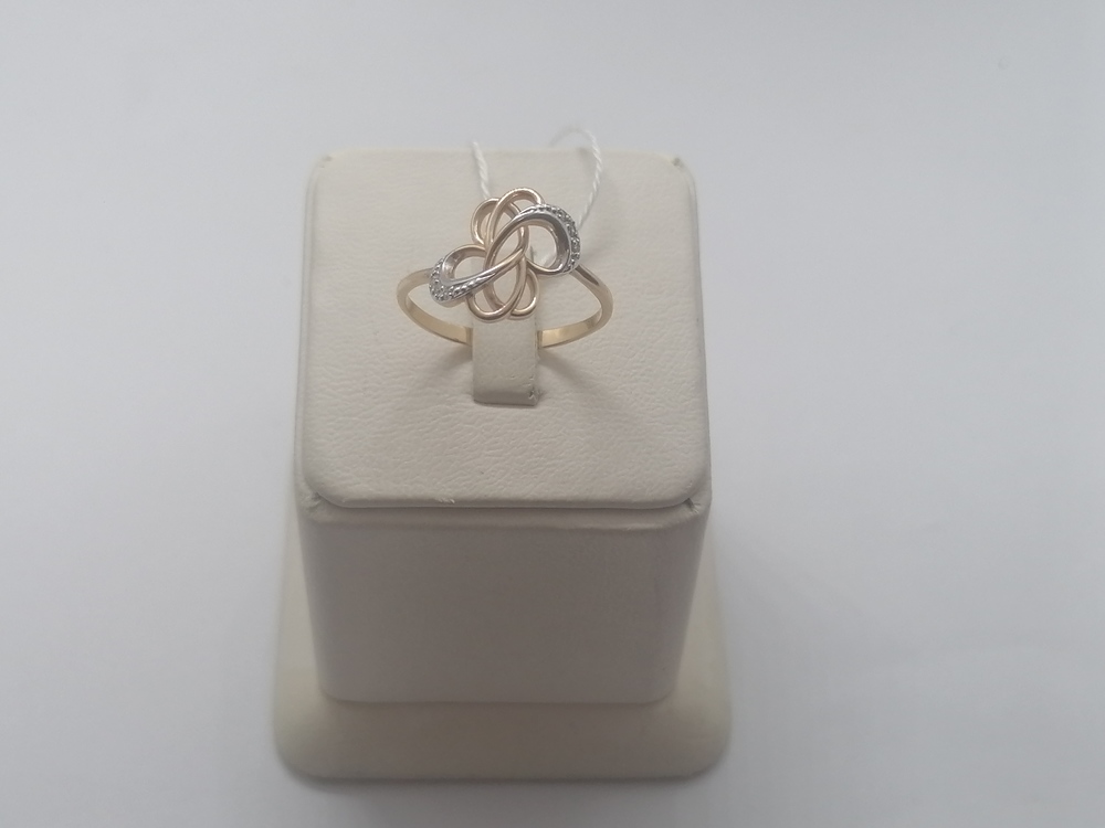 КОЛЬЦО С КАМНЯМИ (Au 585)