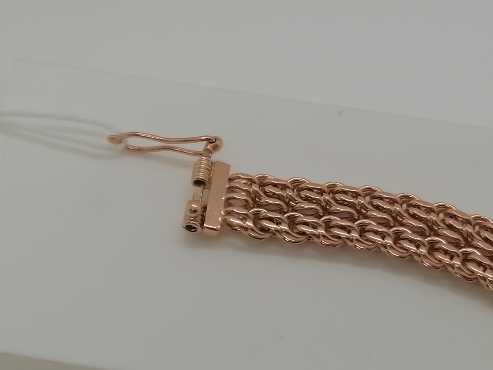 БРАСЛЕТ ПОЛНОВЕСНЫЙ Фантазия Au 585