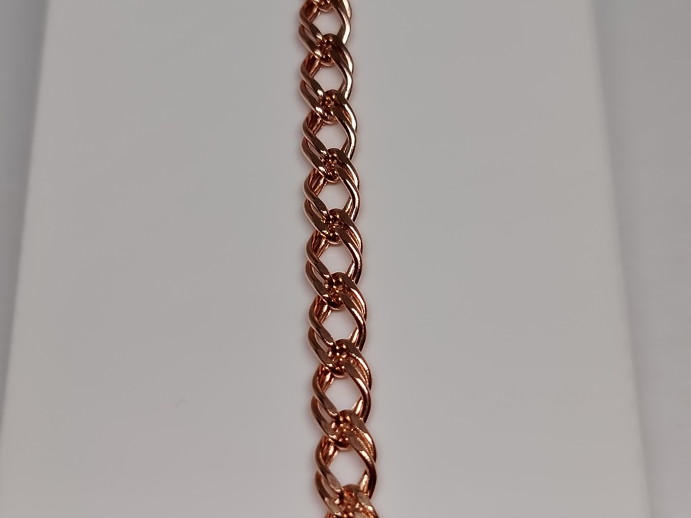 НБ 12-076ПГ БРАСЛЕТ ПУСТОТЕЛЫЙ (Au 585)