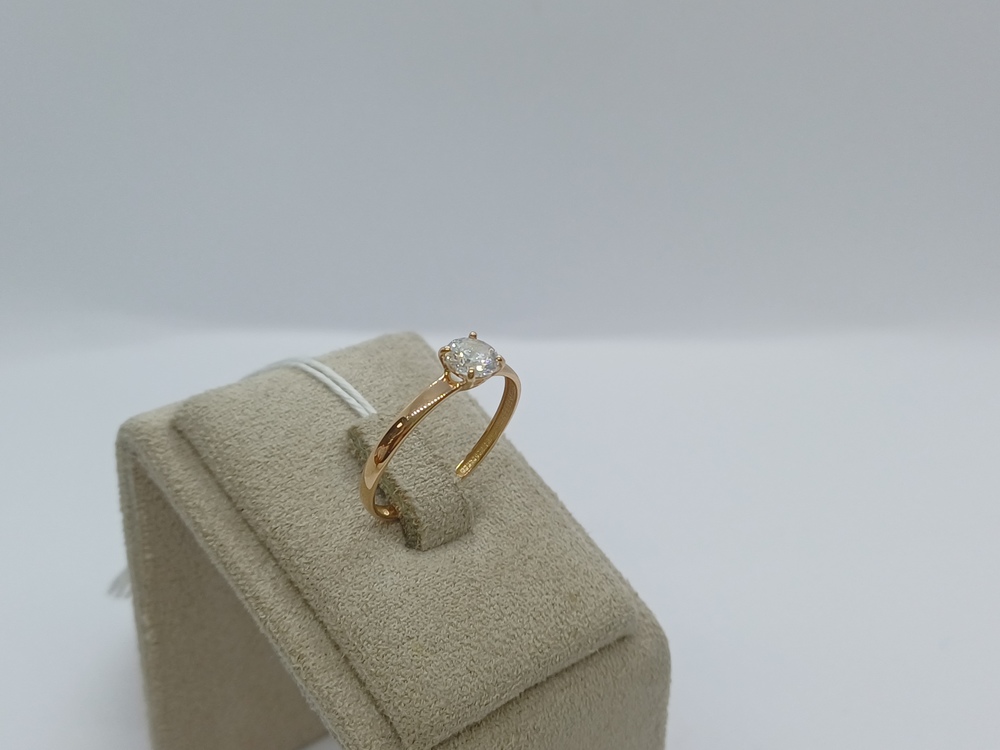 КОЛЬЦО С КАМНЕМ (Au 585)