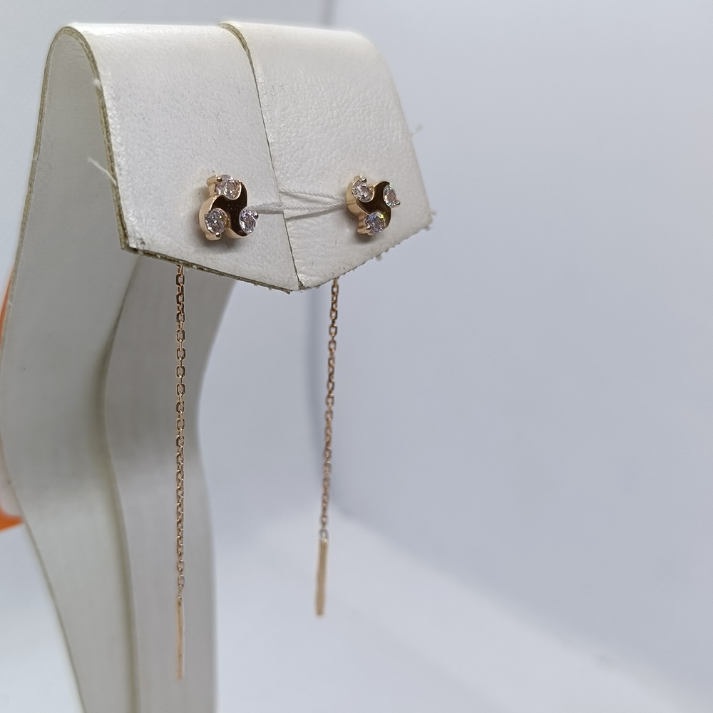 СПРО585 СЕРЬГИ ПРОДЕВКИ (Au 585)