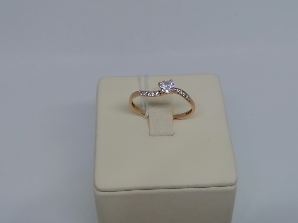 КОЛКМИ585 КОЛЬЦО С КАМНЯМИ (Au 585)