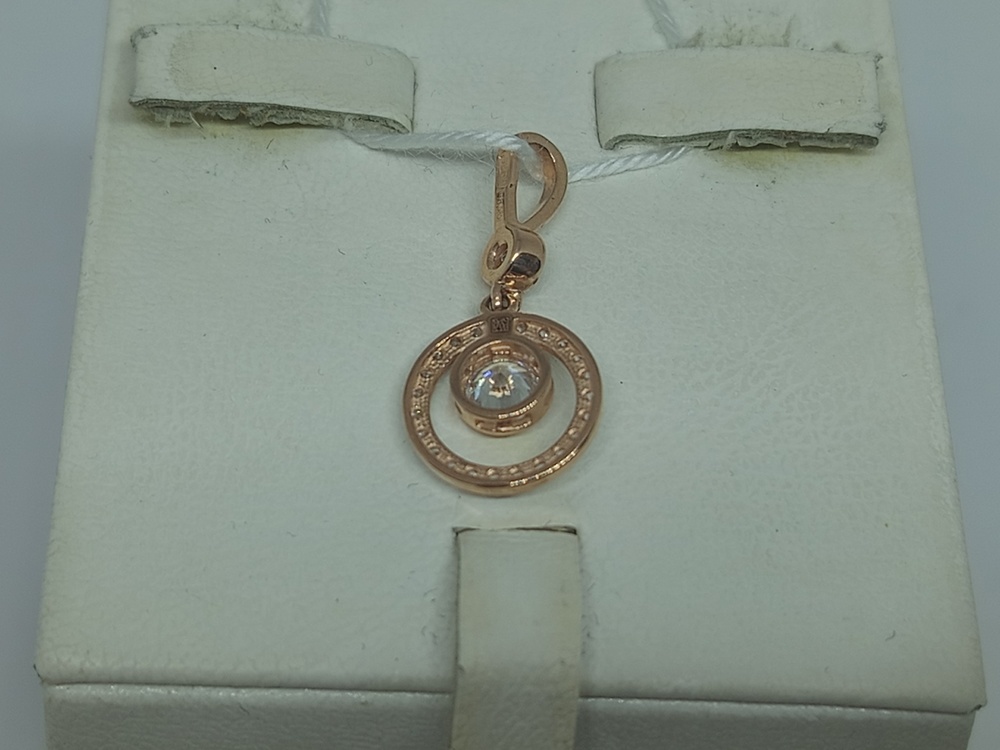 ПОДКМИ585 ПОДВЕСКА С КАМНЯМИ (Au 585)