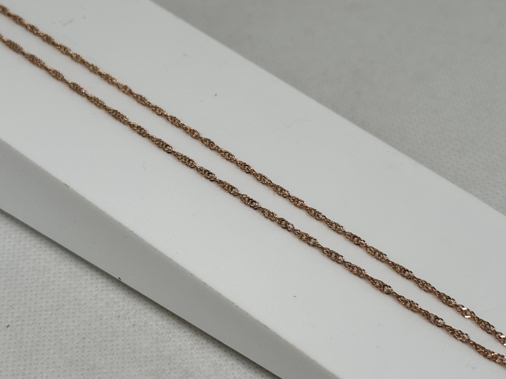 ЦЛСИ585 ЦЕПЬ ПОЛНОВЕСНАЯ Сингапур (Au 585)