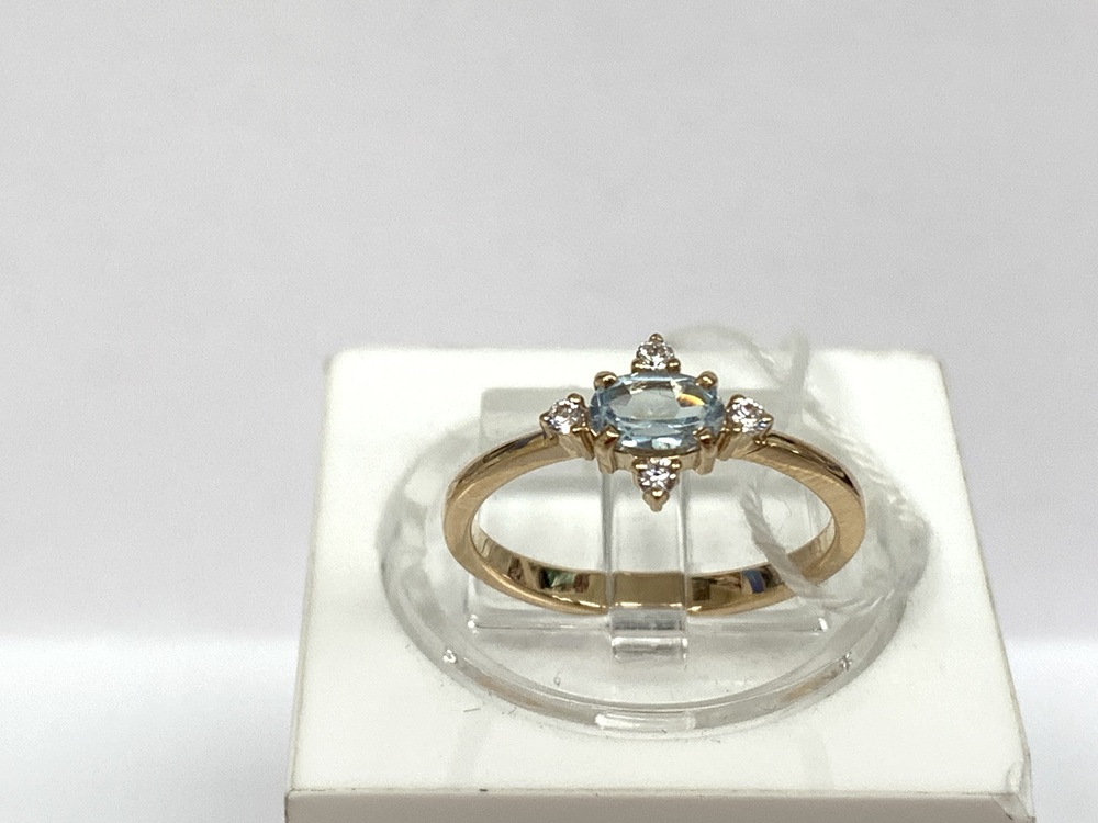 КОЛКМИ585 КОЛЬЦО С КАМНЯМИ (Au 585)