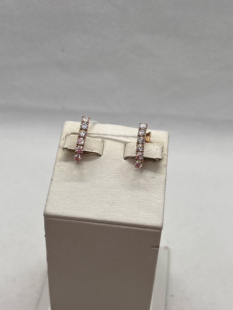 СКМИ585 СЕРЬГИ С КАМНЯМИ (Au 585)