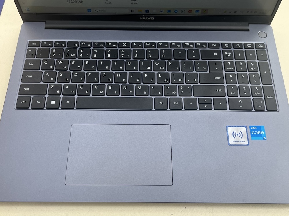 Ноутбук Huawei d14; Core I5-12450H, Intel UHD Graphics, 8 Гб, 500 Гб, Нет