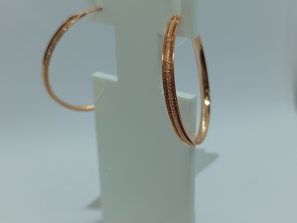 СЕРЬГИ КОНГО без камня (Au 585)