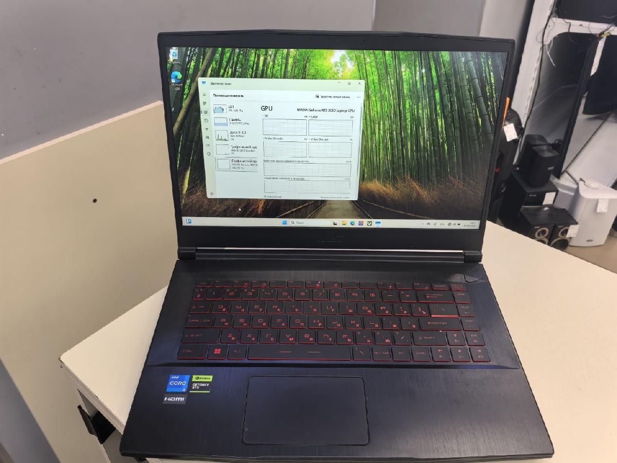 Ноутбук MSI; Core I5-12450H, GeForce RTX 3050, 16 Гб, 500 Гб, Нет