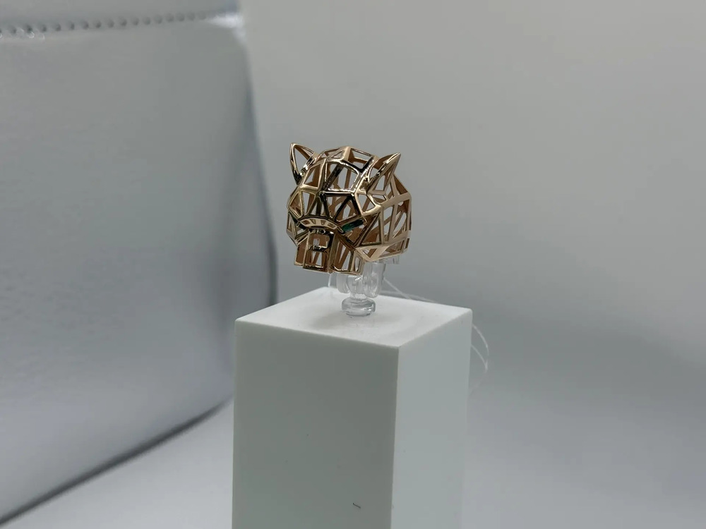 КОЛЬЦО С КАМНЯМИ (Au 585)