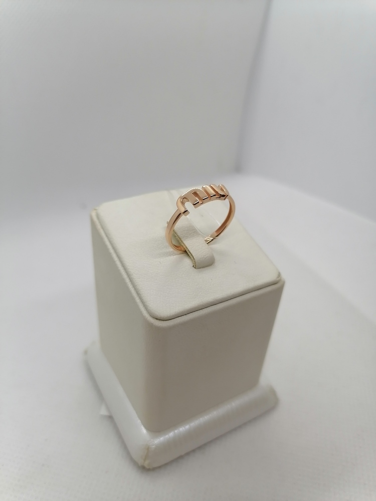 КОЛЬЦО БЕЗ КАМНЯ (Au 585)