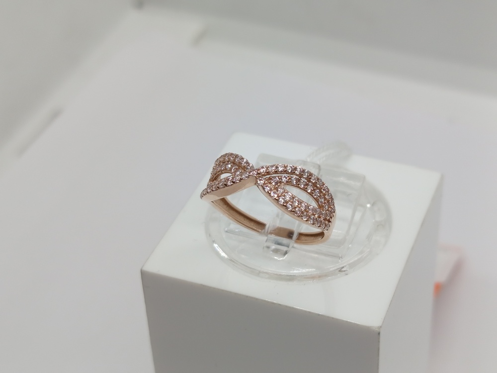 КОЛЬЦО С КАМНЯМИ (Au 585)