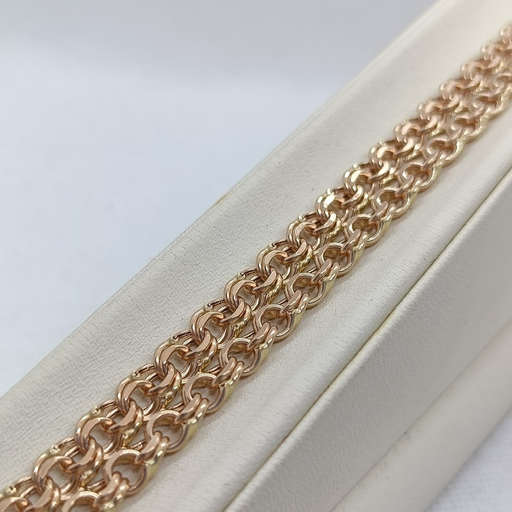 ЦПБС585 ЦЕПЬ ПУСТОТЕЛАЯ Бисмарк (Au 585)