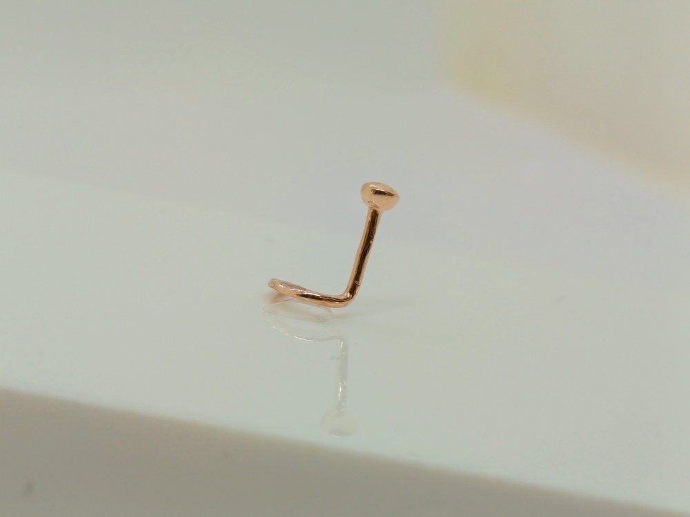 ПИРСИНГ С КАМНЕМ (Au 585)